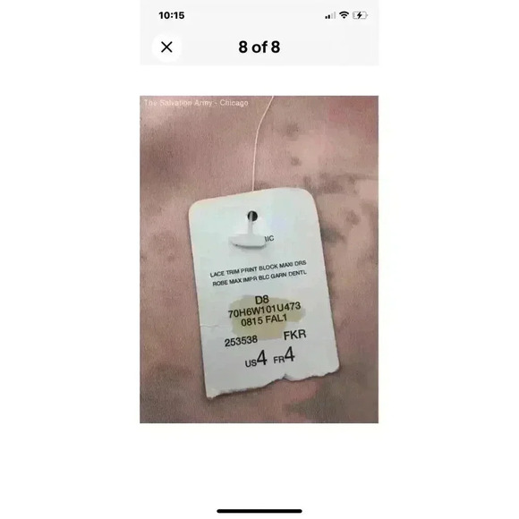 Bebe Women's Bohemian Maxi Dress Size 4 Multicolor Floral Paisley NWT Fairy - Picture 8 of 8